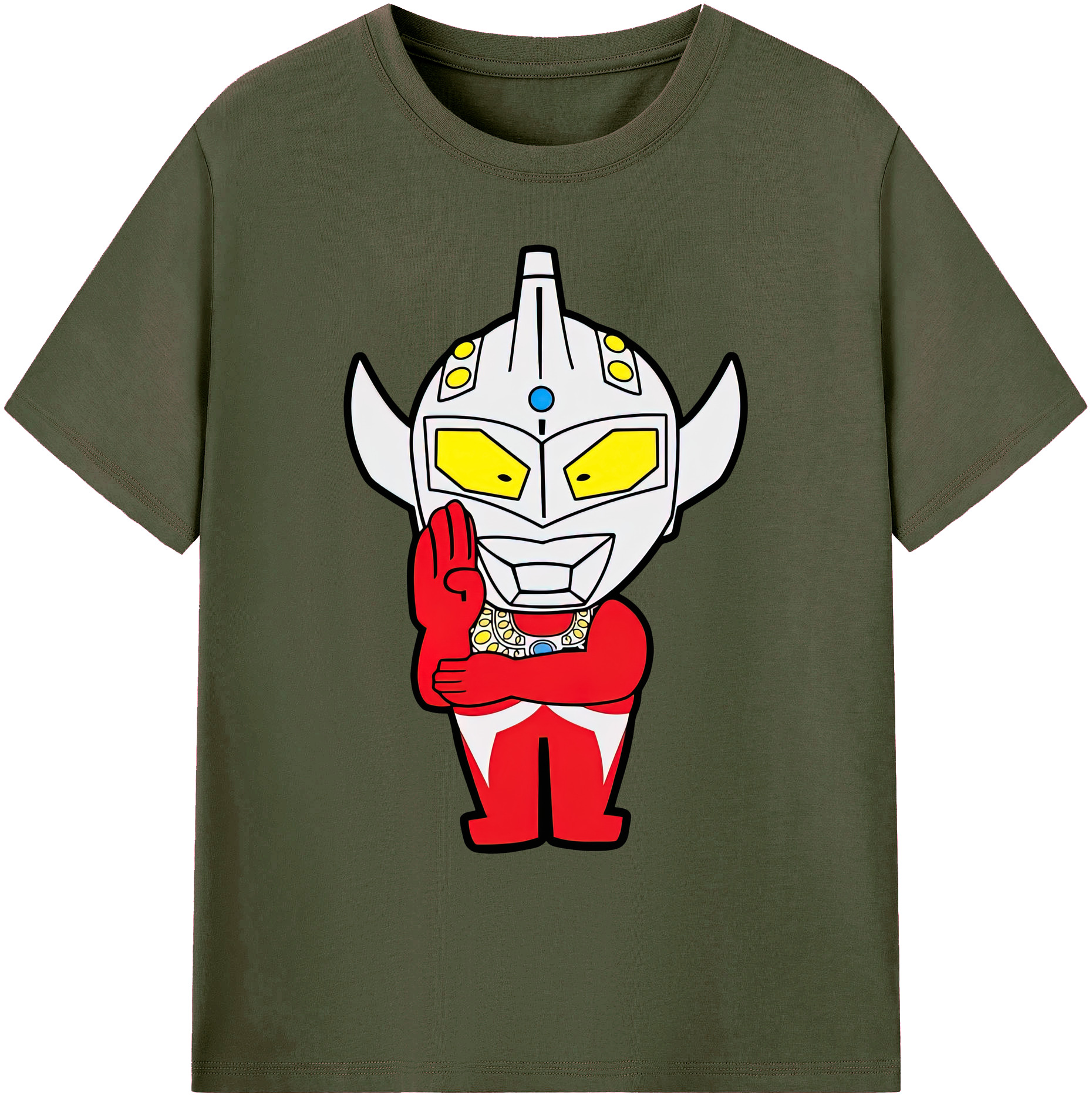 （画像用） ウルトラマン Ultraman 綿100％ メンズ半袖Tシャツ｜肌触りやわらか＆通気性